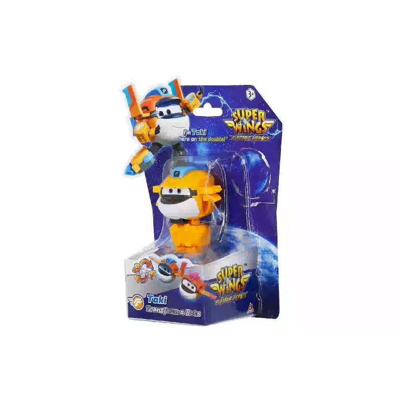 Figura do transformador Super Wings Transform-a-Bots Taki (YW780058)