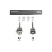 Кабел Digitus USB-A - USB-C, Black (AK-300148-030-S)