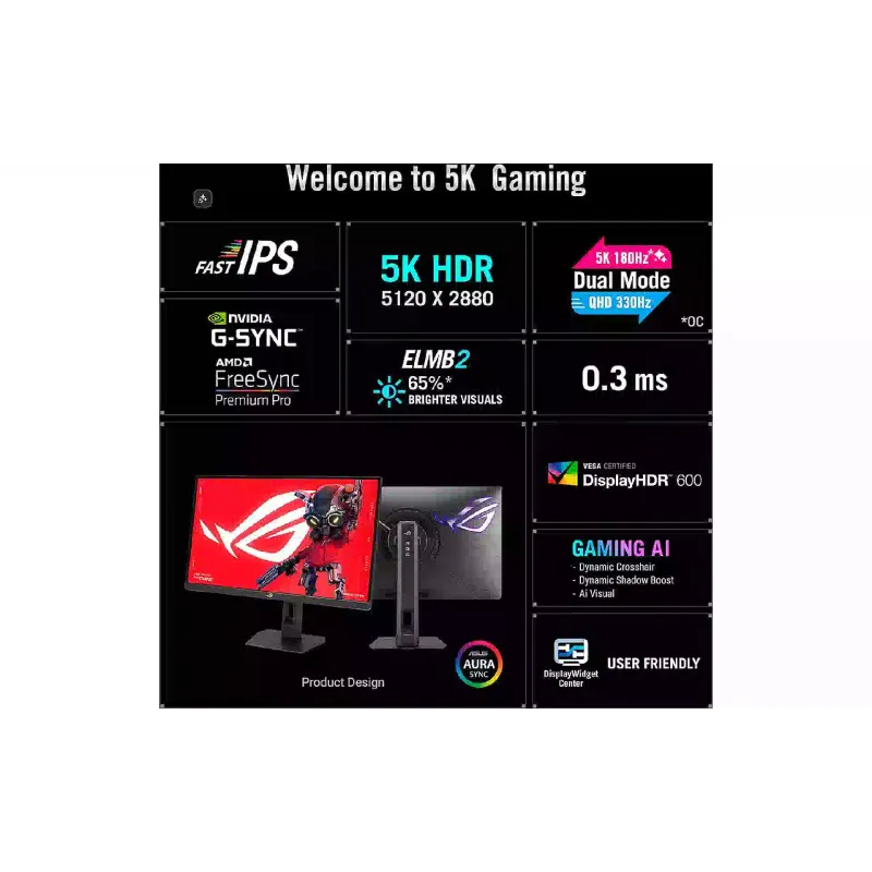 Геймърски монитор Asus ROG Strix XG27JCG (90LM0CE0-B01371)