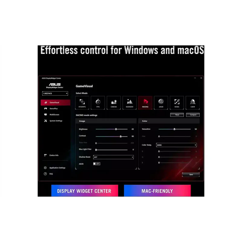 Геймърски монитор Asus ROG Strix XG27JCG (90LM0CE0-B01371)