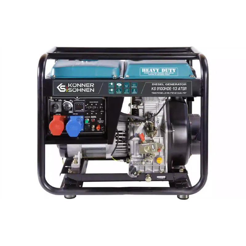 Генератор дизельный Konner&Sohnen EURO V, 6.5 кВт, 1/3 фазы, электростартер (KS 9100HDE 1/3 ATSR-2)