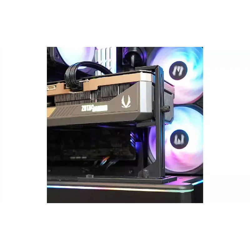 Βάση VGA με οθόνη Zalman VS2, Black (ZM-VS2)