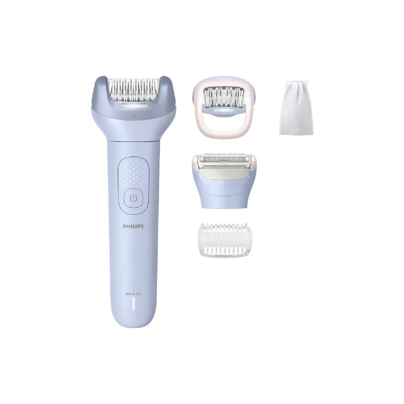Епілятор Philips Series 8000 (BRE709/00), White/Light Blue
