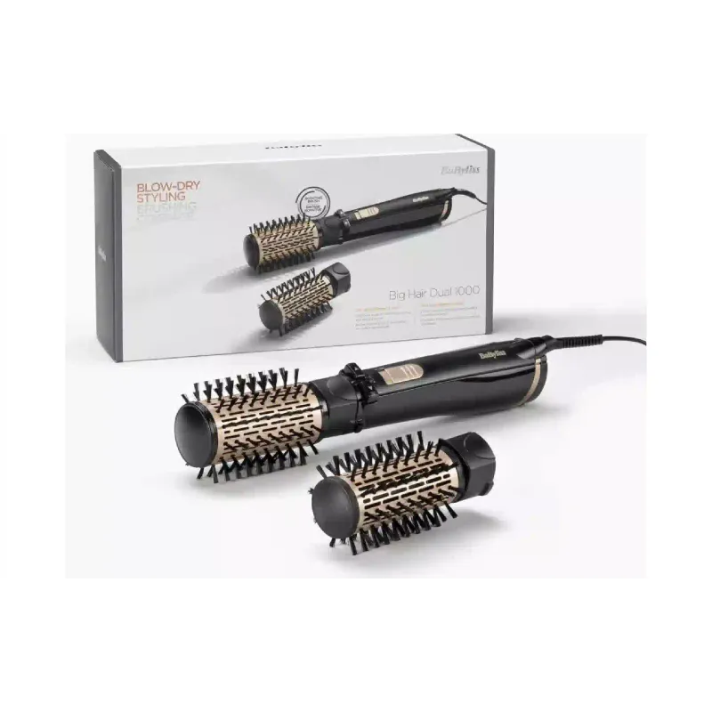 Escova para secador de cabelo Babyliss Big Hair Dual 1000, Black (AS962)