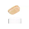 Банка для зберігання Ardesto Midori (AR1310BBS), 1000 мл, скло/бамбук, Transparent
