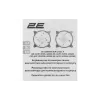 مروحة العلبة 2E, White (2E-ACF120VRW-ARGB)