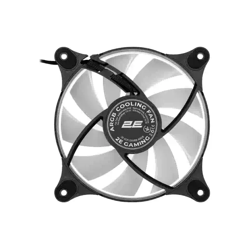 Ventilador de gabinete 2E, Black (2E-ACF120VRB-ARGB)