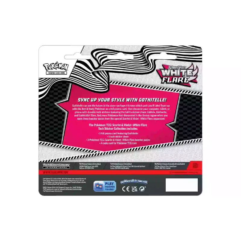Παιχνίδι με κάρτες Pokemon TCG White Flare - Tech Sticker Collection SV10.5 (196214118638)