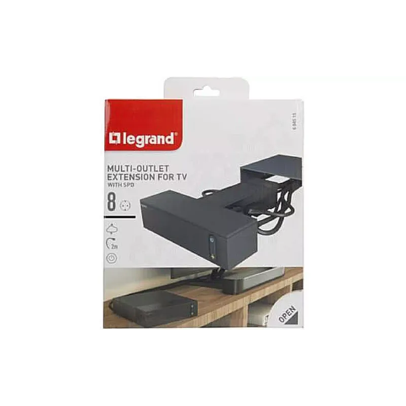 Omrežni podaljšek Legrand, Black (694515)