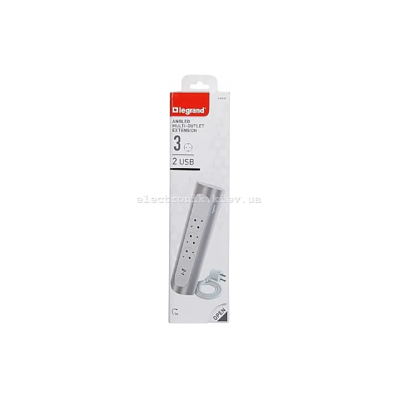 Network extension cord Legrand, White (694504)