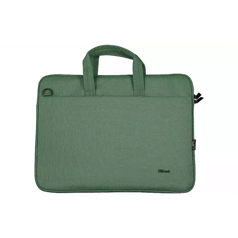 حقيبة كمبيوتر محمول Trust Bologna Slim Laptop Bag, Green (24450)