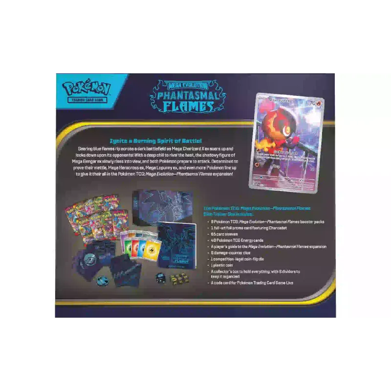 Покемон Pokemon TCG ME02 Phantasmal Flames Elite Trainer Box (196214124813)