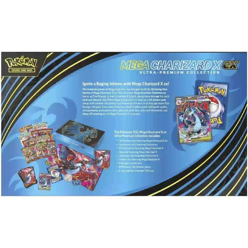 Покемон Pokemon TCG Mega Charizard X ex Ultra Premium Collection (196214130685)
