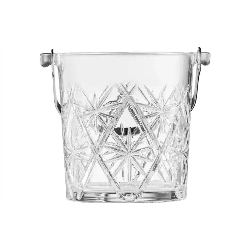 Balde de gelo com pinça Ardesto Alba, Transparent (AR5044)