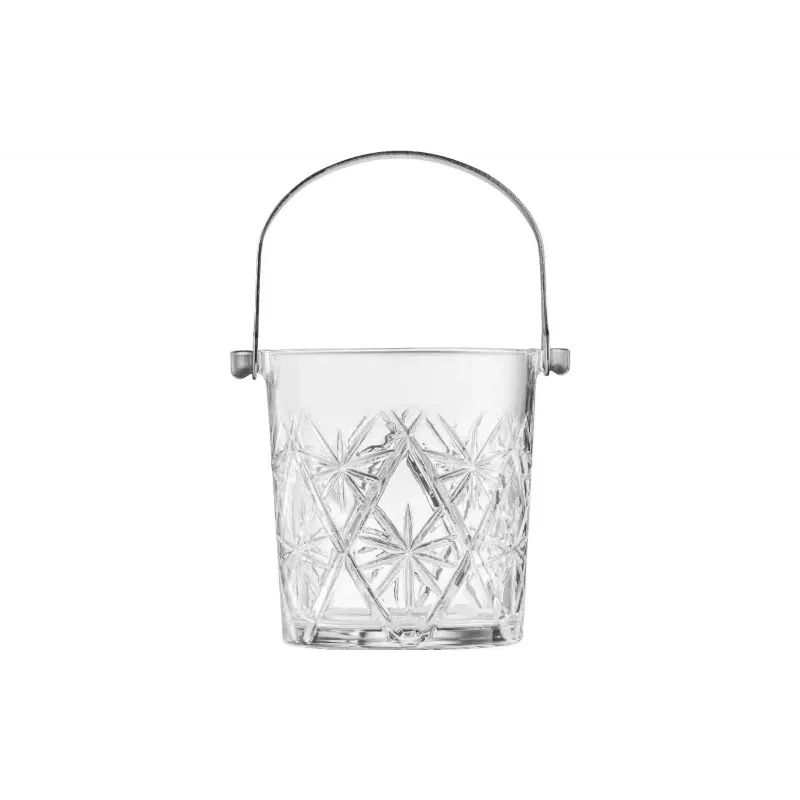 Balde de gelo com pinça Ardesto Alba, Transparent (AR5044)