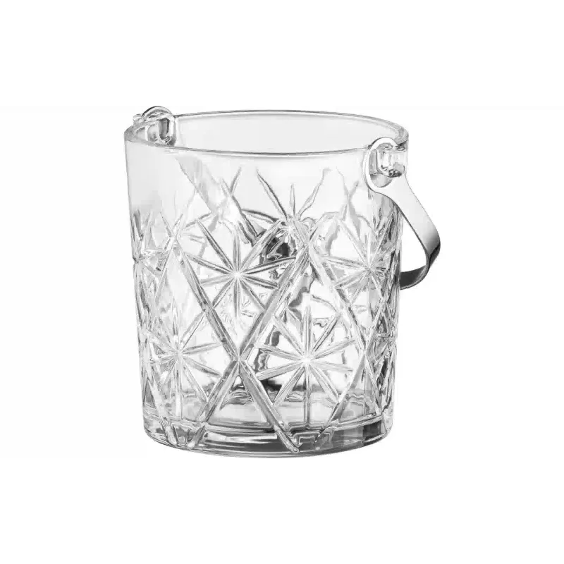Balde de gelo com pinça Ardesto Alba, Transparent (AR5044)