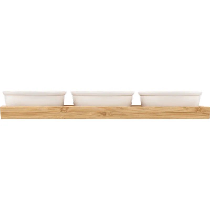 Um conjunto de molheiras em um suporte Ardesto (AR0924S)