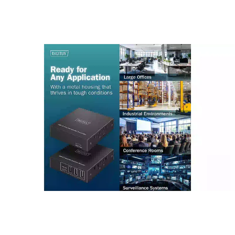 Подовжувач Digitus  Black (DA-73121)