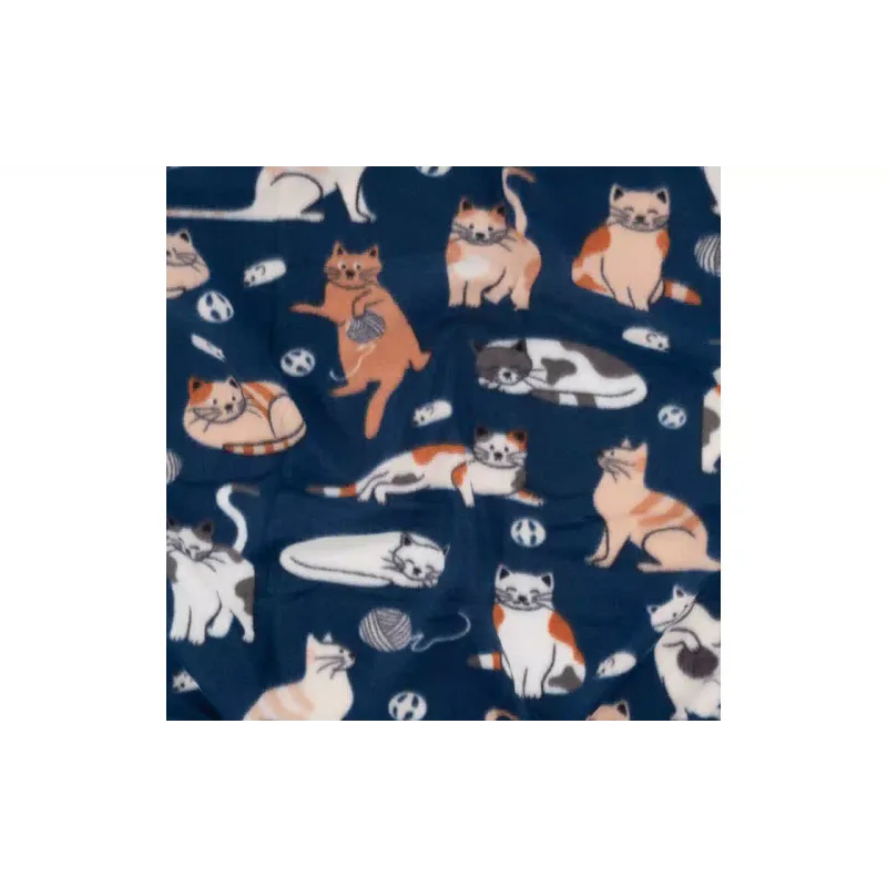 Плед Ardesto Fleece Котики, 130 х 160 см, полиэстер (ART0725PB)