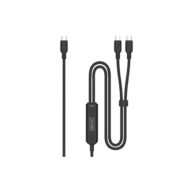 Καλώδιο φόρτισης και συγχρονισμού Digitus, Black (AK-300170-018-S)