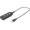 Hub USB Digitus, Black (AB-50001-1)