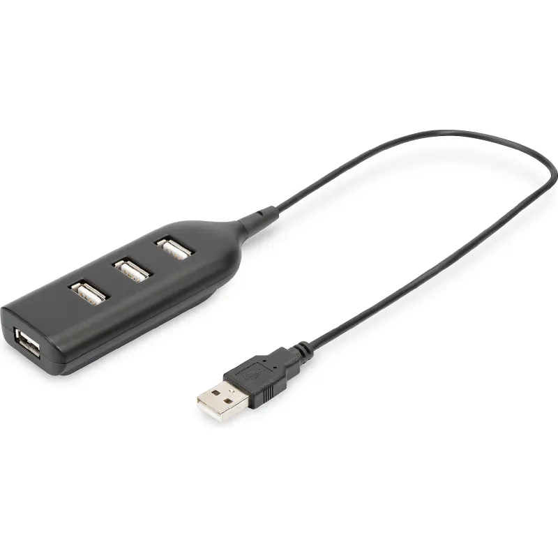 Hub USB Digitus, Black (AB-50001-1)