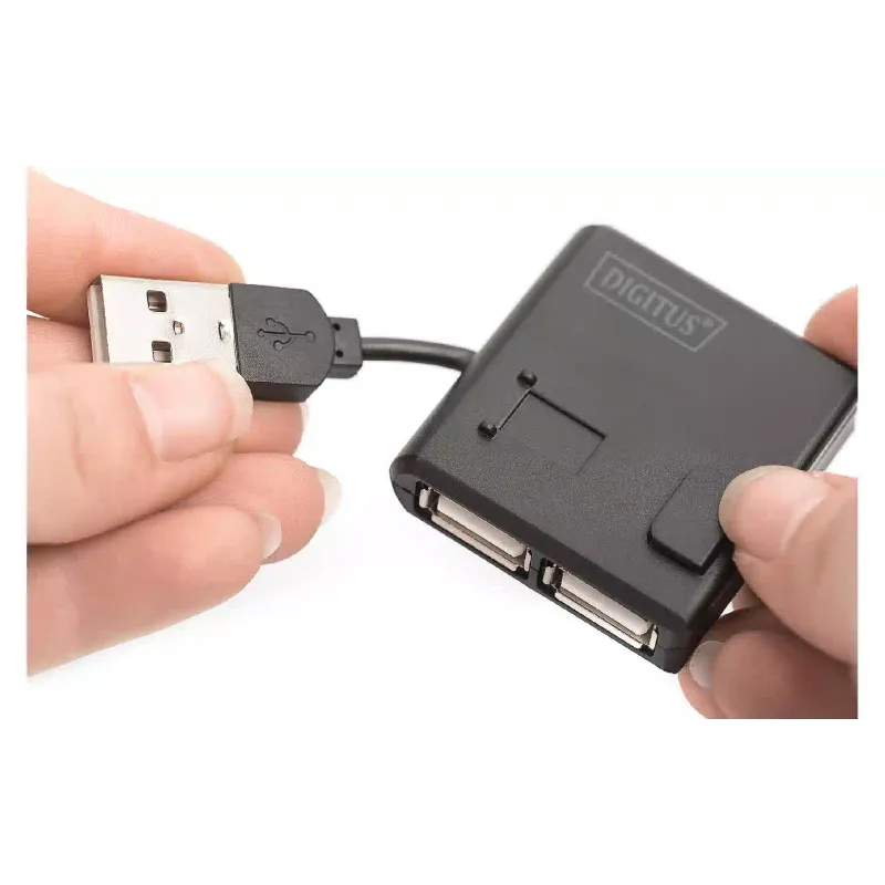 USB-vozlišče Digitus, Black (DA-70217)