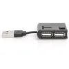USB-vozlišče Digitus, Black (DA-70217)