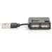 USB-хаб Digitus  Black (DA-70217)