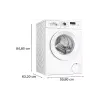 غسالة ملابس Bosch, White (WGE02200BY)