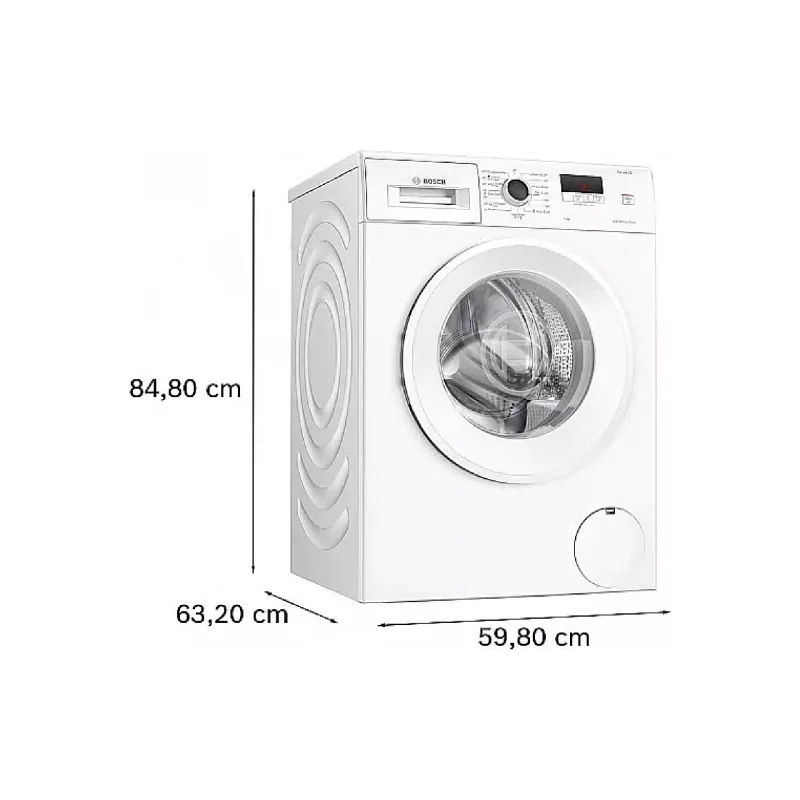 غسالة ملابس Bosch, White (WGE02200BY)