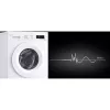 غسالة ملابس LG, White (F2Y2NS3WE)