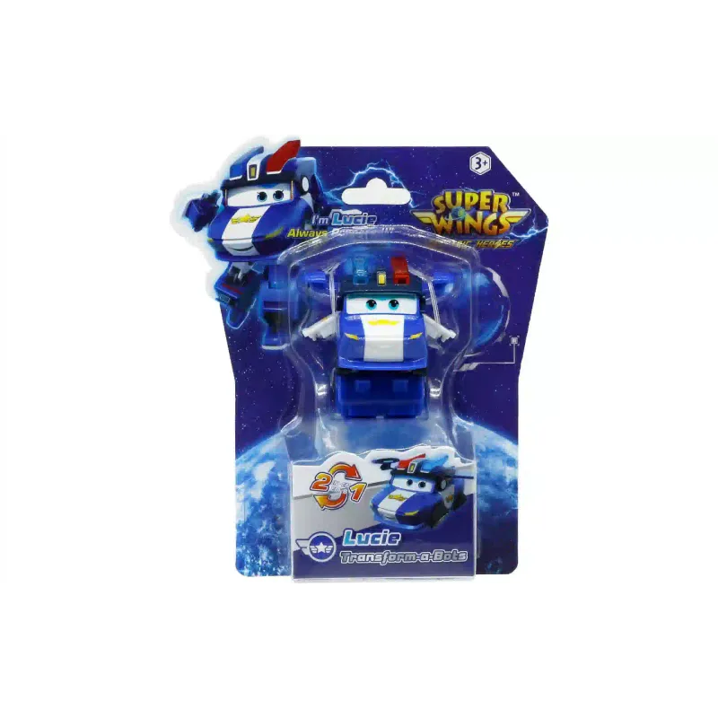 Transformer figure Super Wings Transform-a-Bots Lucie (EU780035), 5 cm