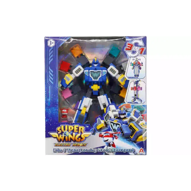 Juego de juego Super Wings Transforming World Spaceport (YW780288)