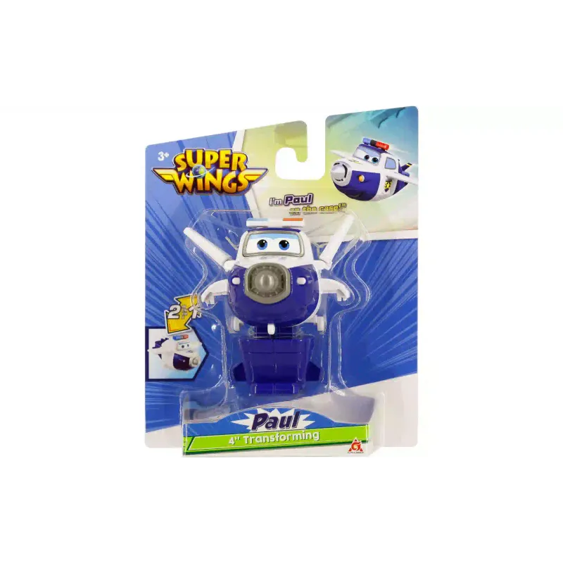 Figura do transformador Super Wings Transforming Paul (EU780624)