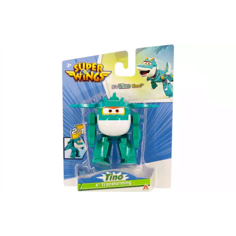 Фигура на трансформатор Super Wings Transforming Tino (EU780623)