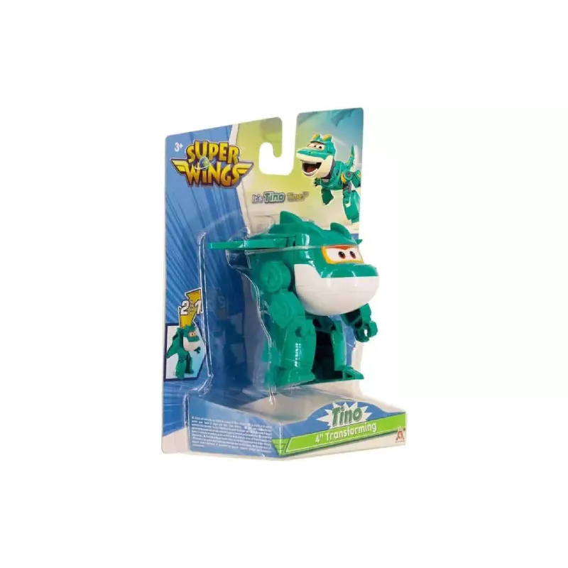 Фигура на трансформатор Super Wings Transforming Tino (EU780623)