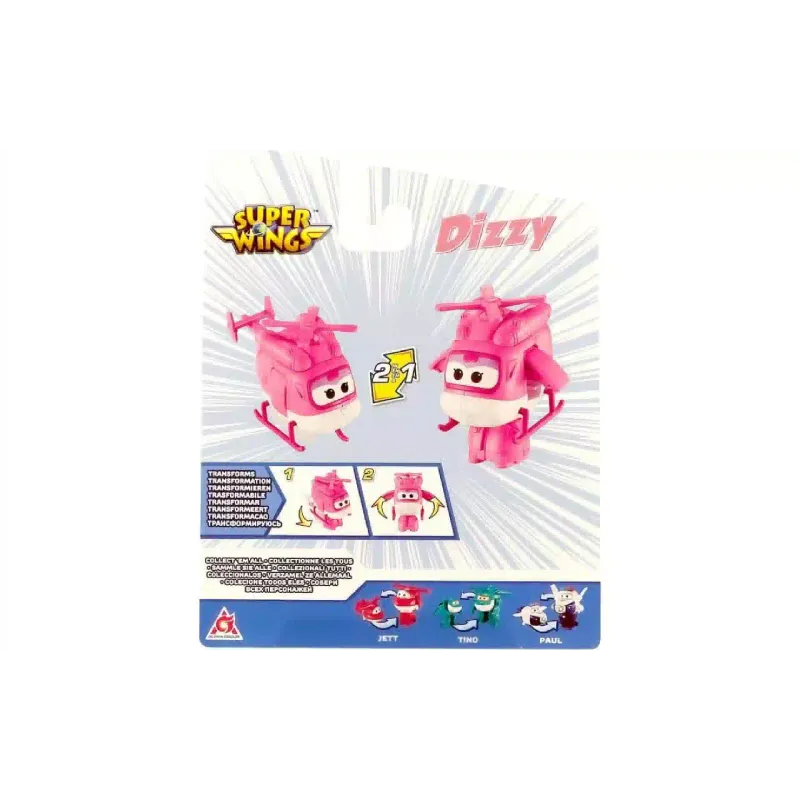 Фигура на трансформатор Super Wings Transforming Dizzy (EU780622)