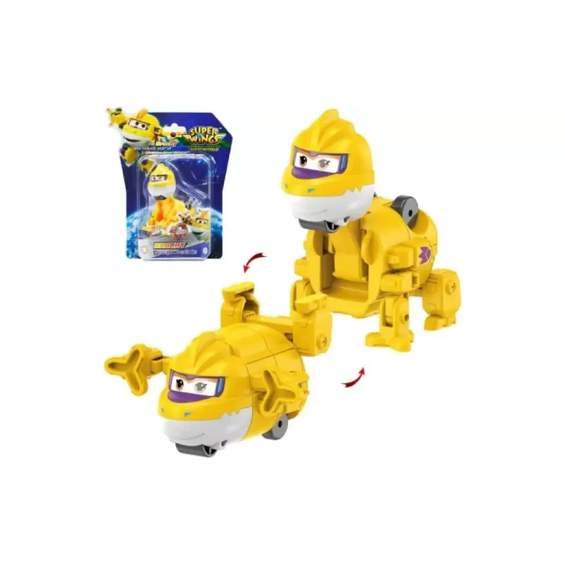Figura de transformador Super Wings Transform-a-Bots Brachy (YW790043)
