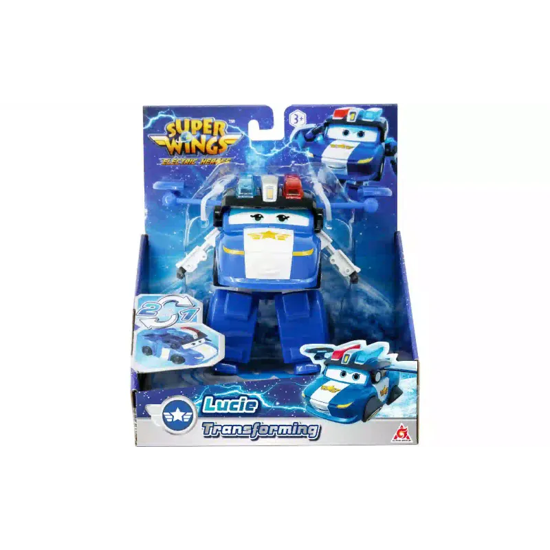 Figura do transformador Super Wings Transforming Lucie (EU780235)