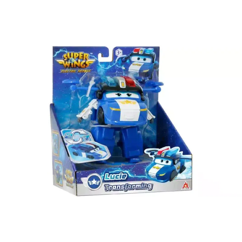 Figura do transformador Super Wings Transforming Lucie (EU780235)