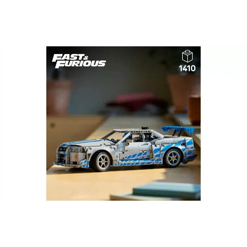 Konstruktőr LEGO Technic 2 Fast 2 Furious Nissan Skyline GT-R (R34) Car (42210)