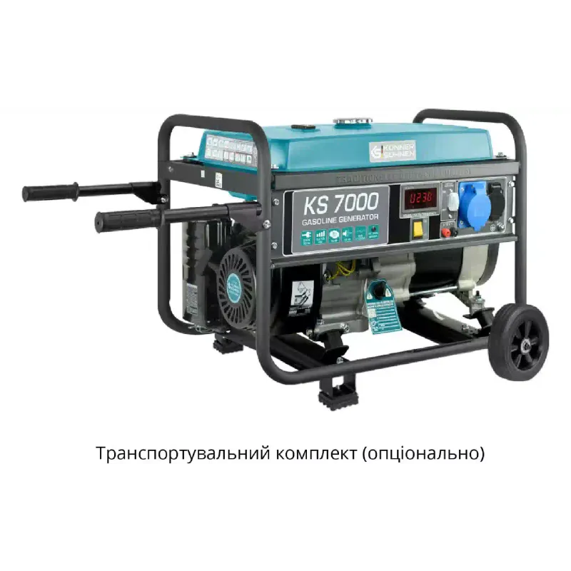 Генератор бензиновий Konner&Sohnen (KS 7000E 1/3 ATS), 5.5 кВт, 1/3 фази, АВР