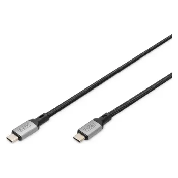 Кабел Digitus USB-C - USB-C, Black (DB-300443-010-S)