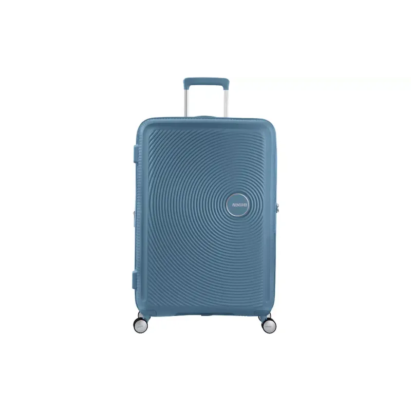 Куфар на 4 колела American Tourister Soundbox, Grey/Blue (32Gx51003)
