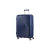 Валіза на 4 колесах American Tourister Soundbox (32Gx41003), 110/97 л, большой, поліпропілен, Dark Blue