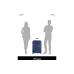 حقيبة سفر على 4 عجلات American Tourister Soundbox, Dark Blue (32Gx41003)