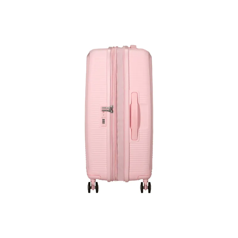 Валіза на 4 колесах American Tourister Soundbox (32Gx60002), 81/71.5 л, средний, поліпропілен, Pastel Pink