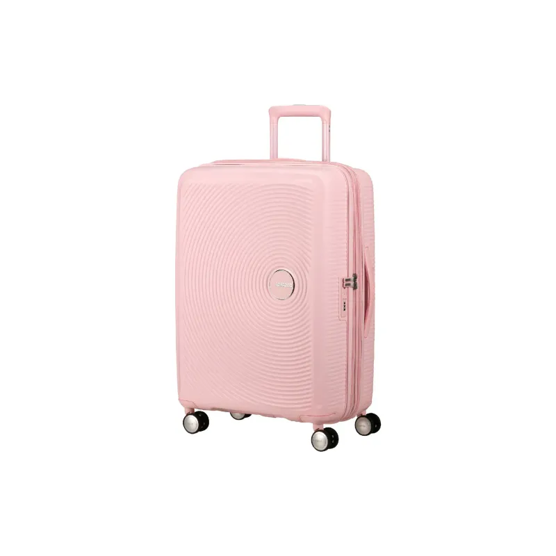 Валіза на 4 колесах American Tourister Soundbox (32Gx60002), 81/71.5 л, средний, поліпропілен, Pastel Pink