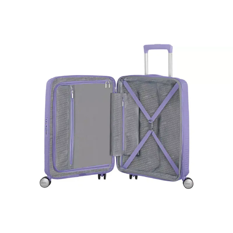 Mala de viagem com 4 rodas American Tourister Soundbox, Lavender (32Gx82001)